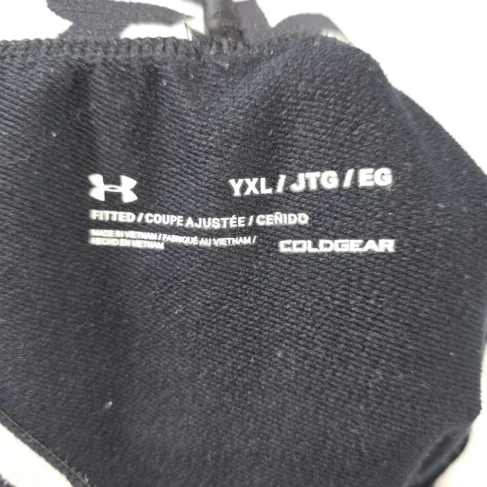 Under Armour Youth XL HeatGear Leggings Black under clothes pants - Picture 9 of 11